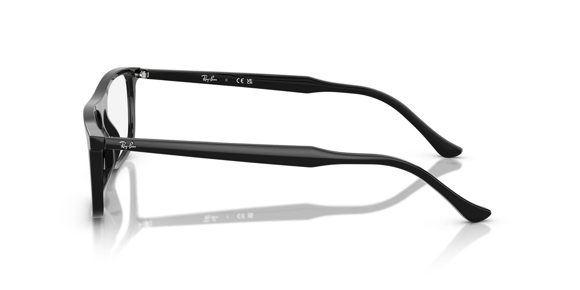 Rayban 0RX5440 Frame Black Unisex Full Shell Frame — Black frame — view 4