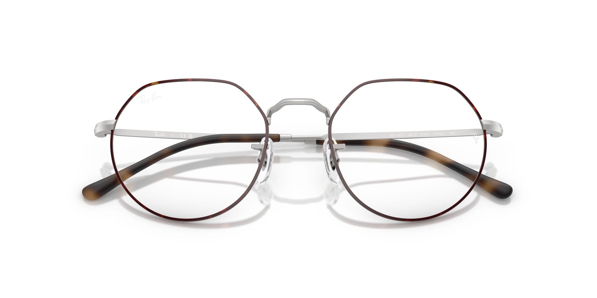 Rayban 0RX6465 Frame Havana Unisex Full Metal Frame — Havana frame — view 5