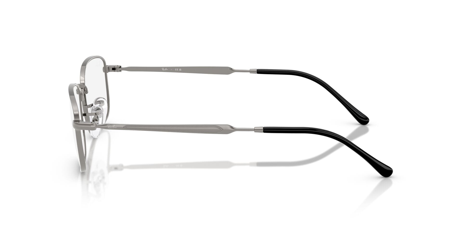 Rayban 0RX6533 Frame Gun Metal Unisex Full Metal Frame — Gun Metal frame — view 4