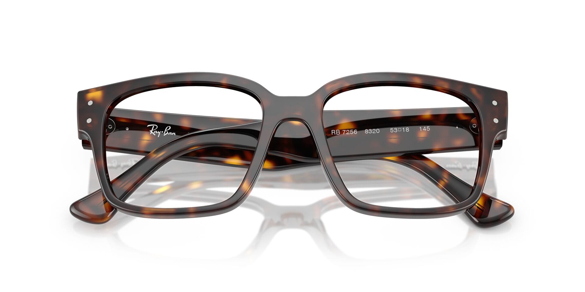 Rayban 0RB7256 Frame Havana Unisex Full Shell Frame — Havana frame — view 5