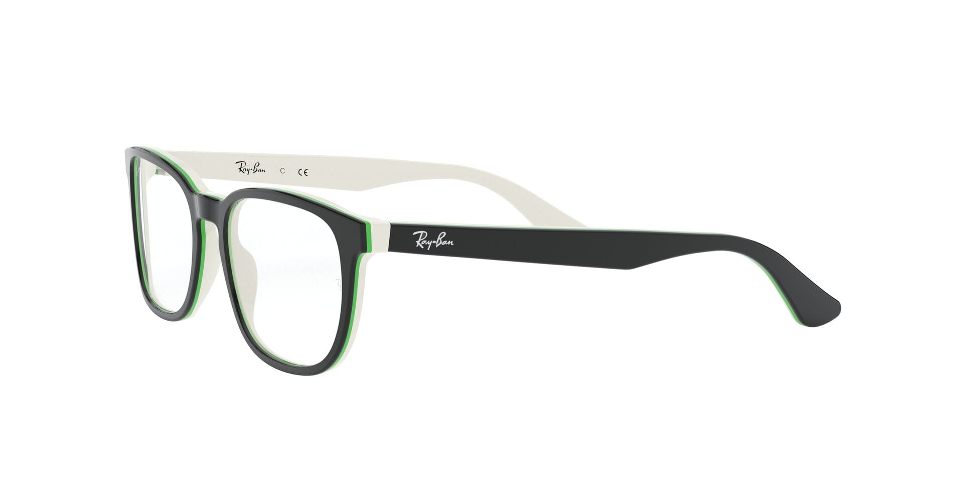 Rayban Junior 0RY1592 Frame Black Male Full Shell Frame — Black frame — view 3
