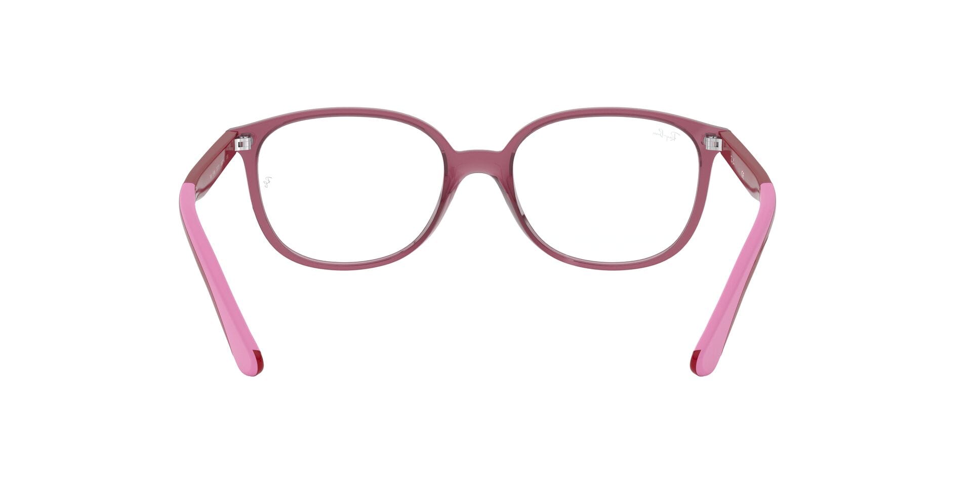 Rayban Junior 0RY1598 Frame Transparent Red Unisex Full Shel Frame — Transparent Red frame — view 7