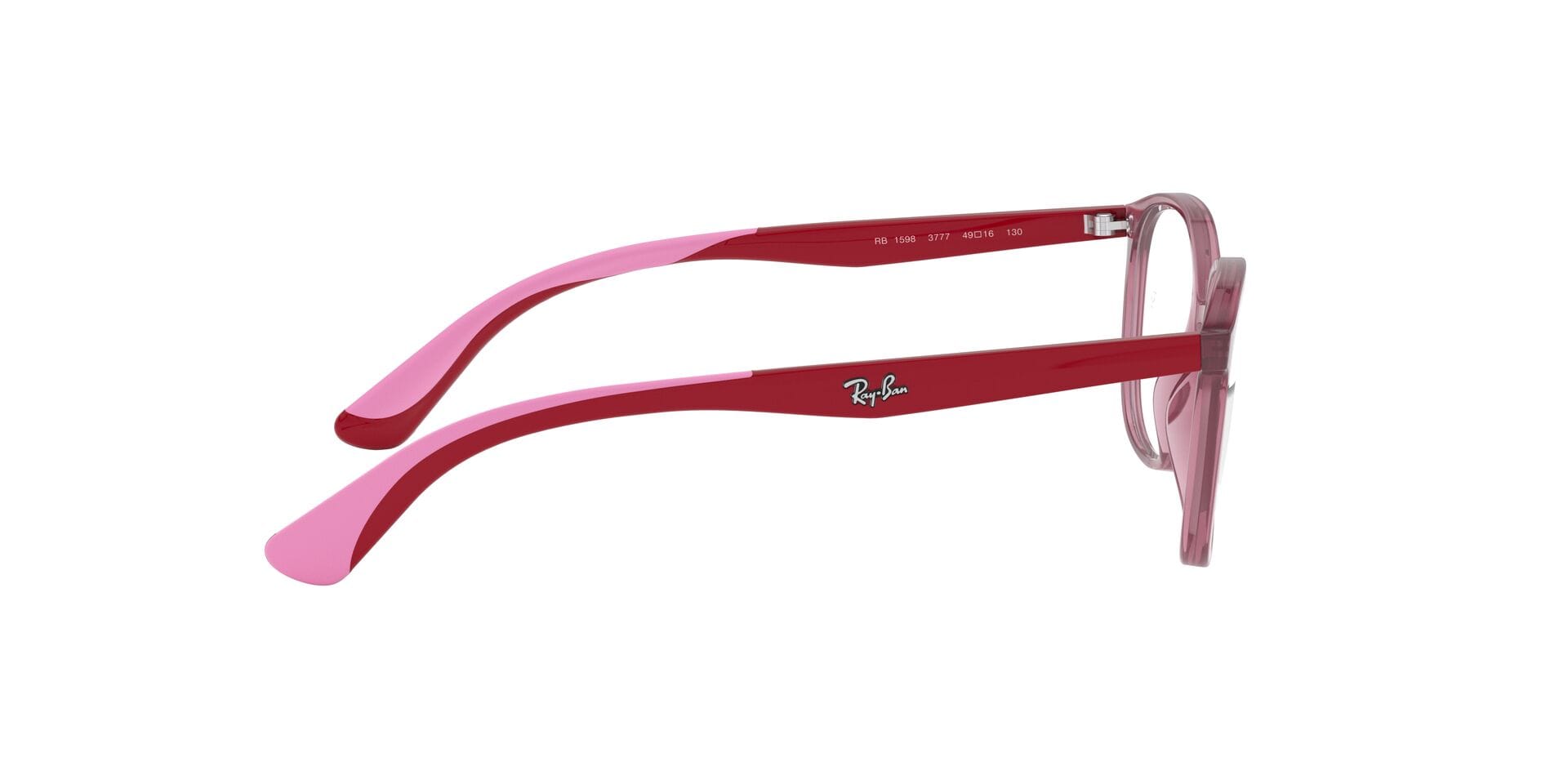 Rayban Junior 0RY1598 Frame Transparent Red Unisex Full Shel Frame — Transparent Red frame — view 10