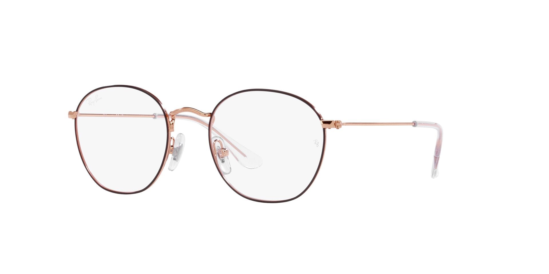 Rayban Junior 0RY9572V Frame Brown Unisex Full Metal Frame — Brown frame — view 1