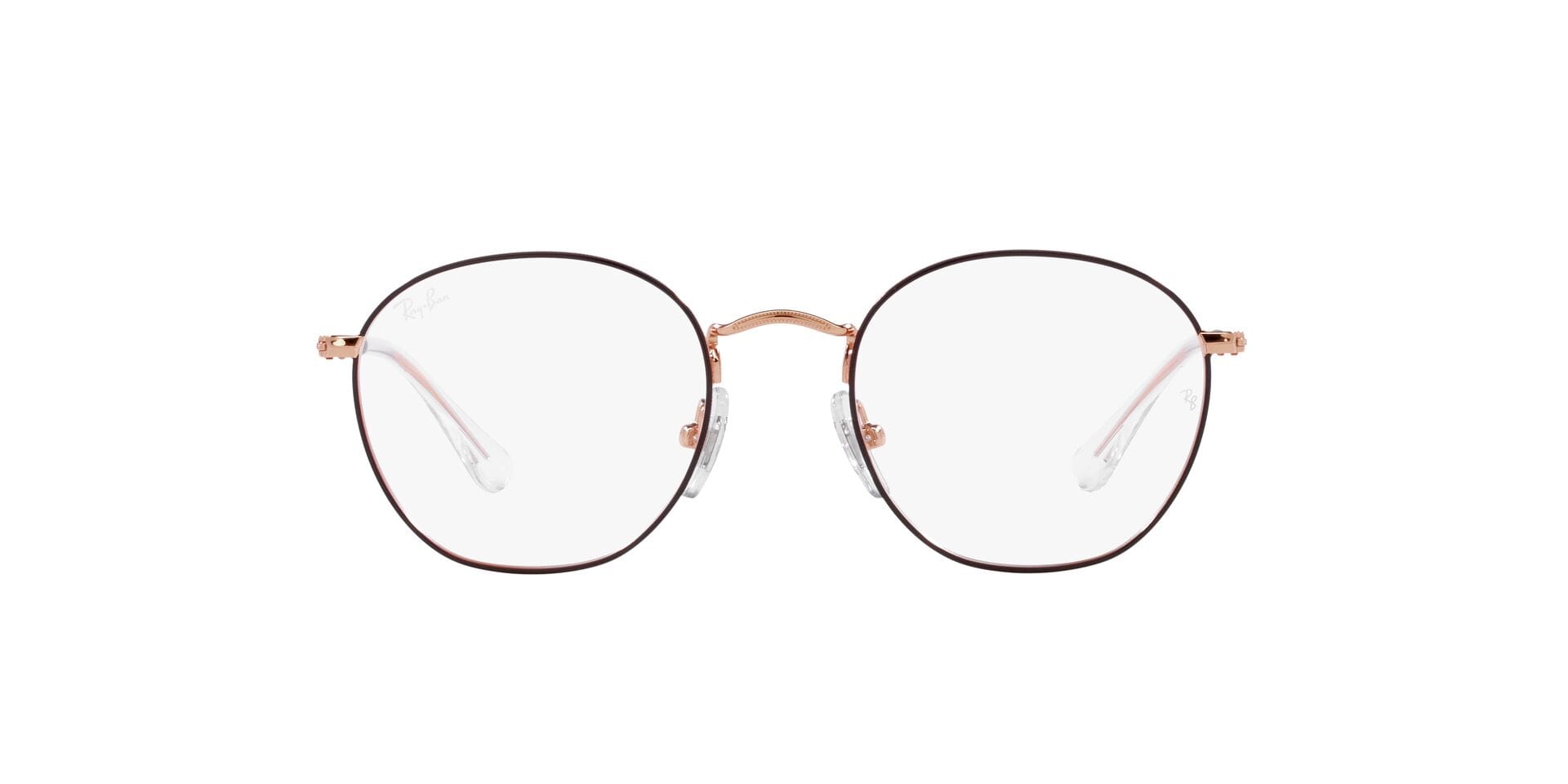 Rayban Junior 0RY9572V Frame Brown Unisex Full Metal Frame — Brown frame — alternate view