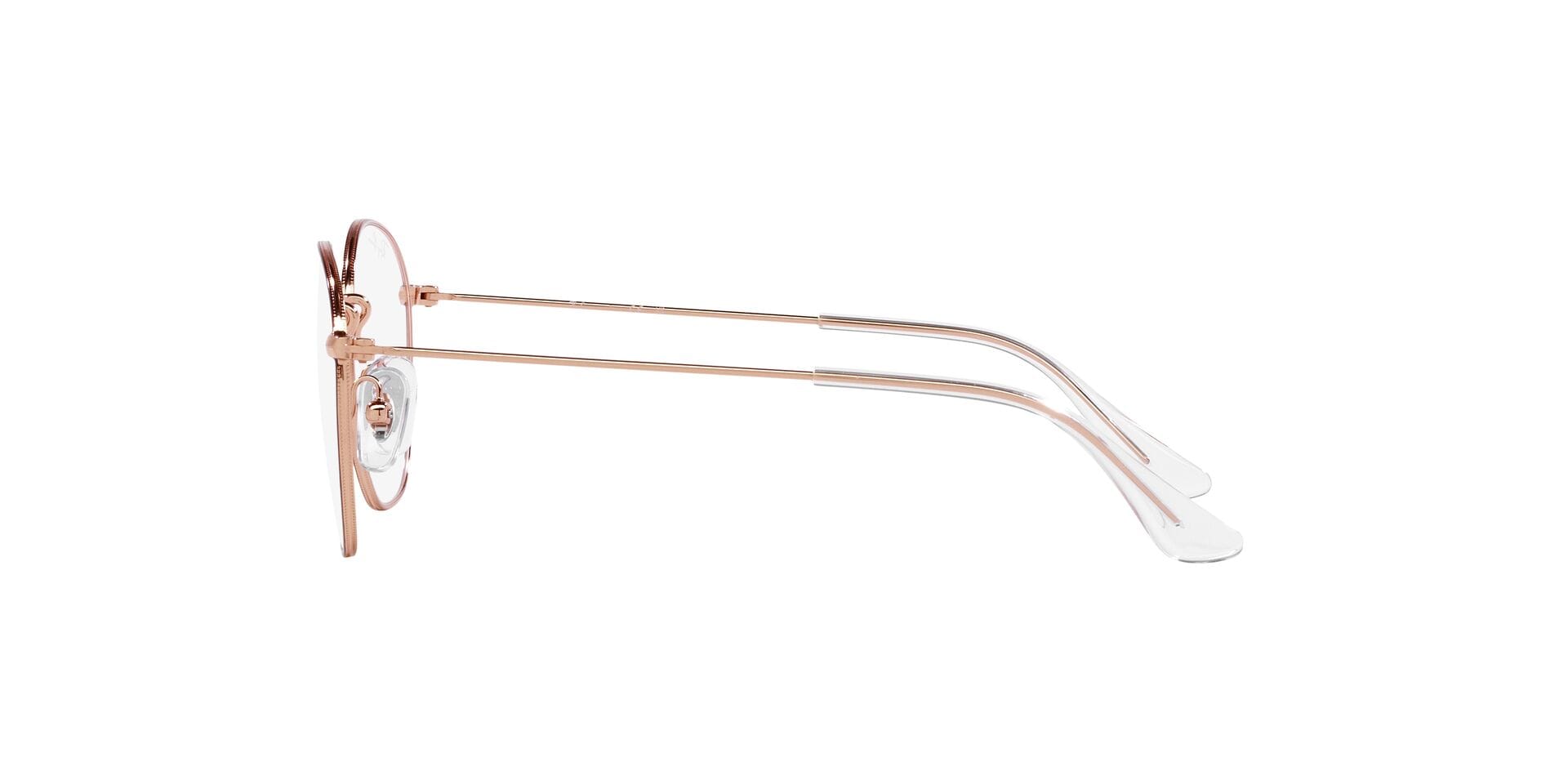 Rayban Junior 0RY9572V Frame Brown Unisex Full Metal Frame — Brown frame — view 4