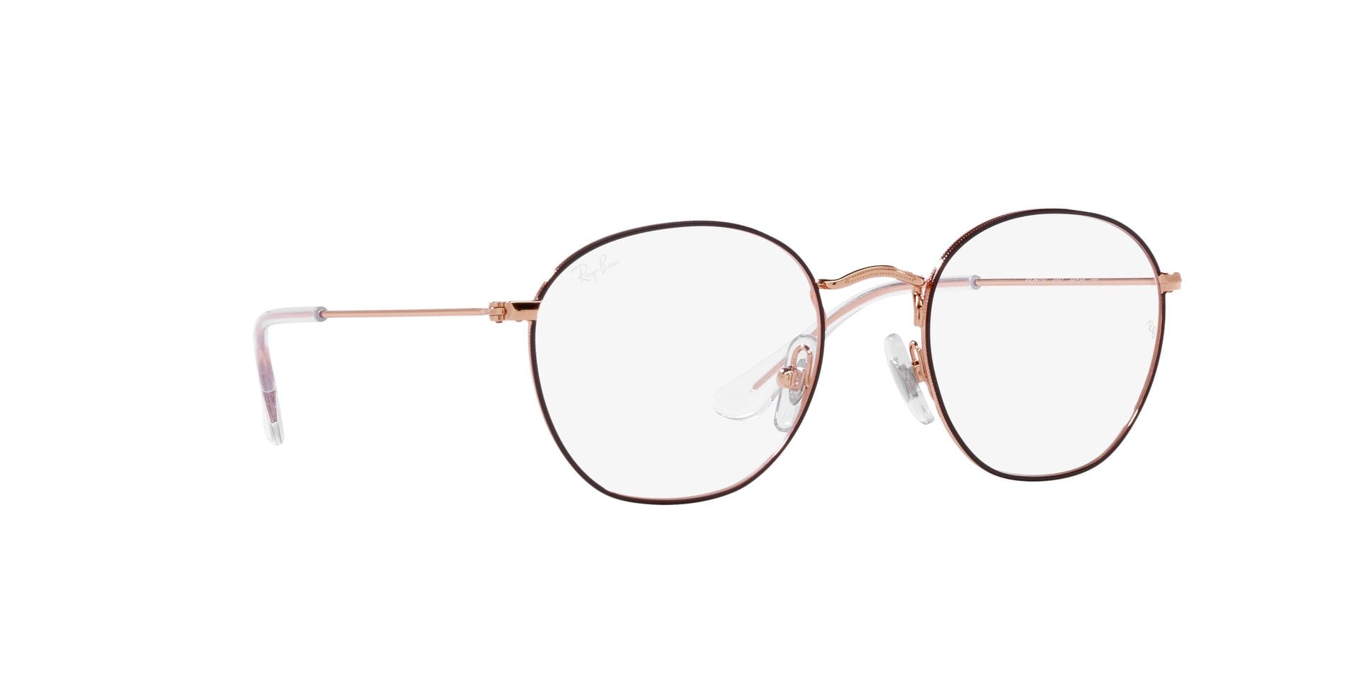 Rayban Junior 0RY9572V Frame Brown Unisex Full Metal Frame — Brown frame — view 12