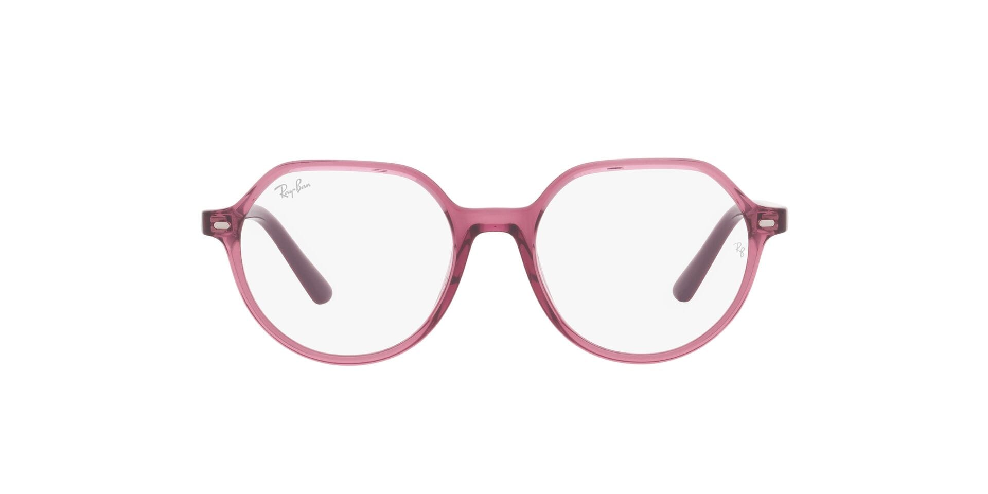 Rayban Junior 0RY9095V Frame Transparent Pink Unisex Full Sh Frame — Transparent Pink frame — alternate view