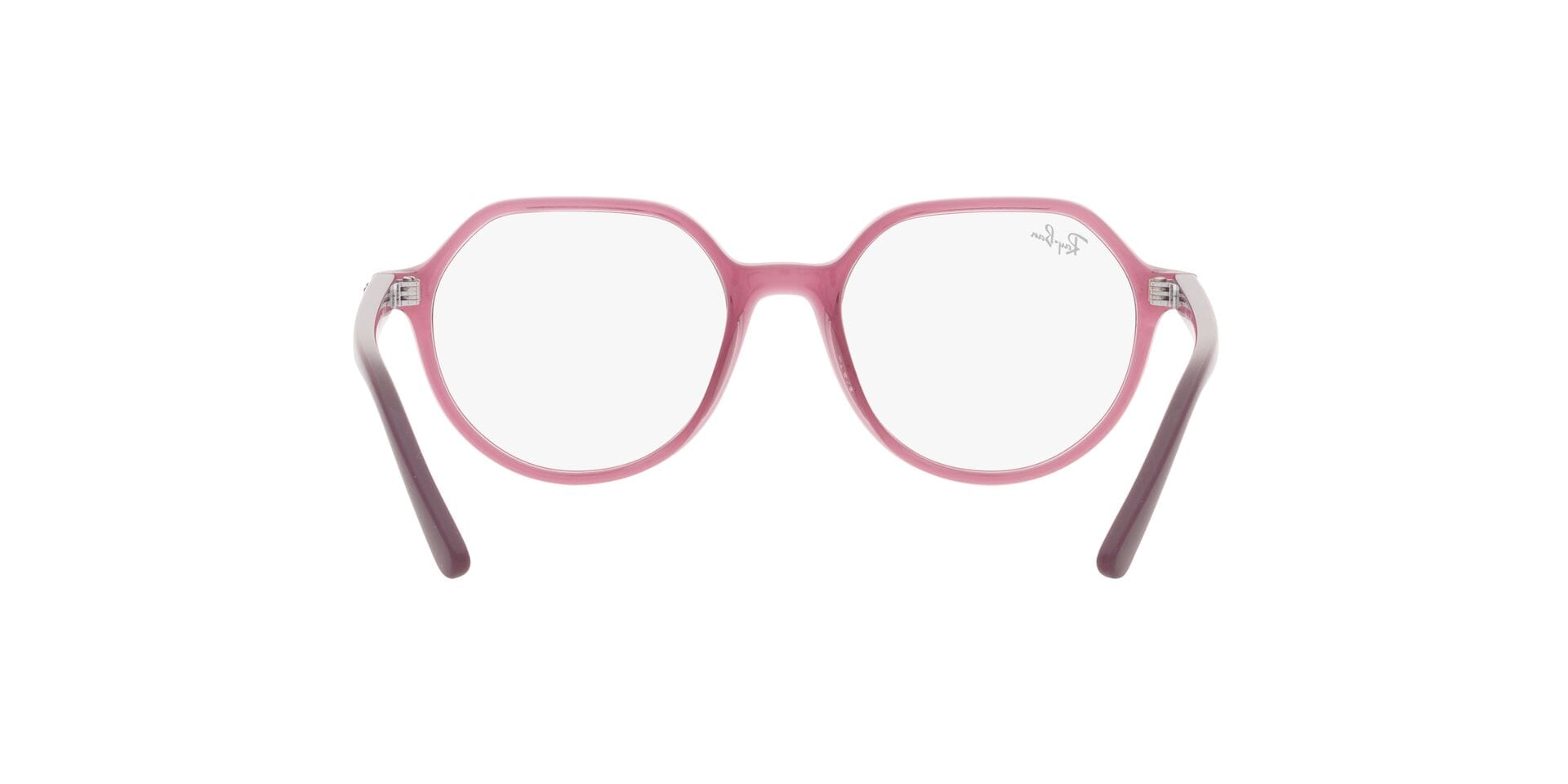 Rayban Junior 0RY9095V Frame Transparent Pink Unisex Full Sh Frame — Transparent Pink frame — view 7