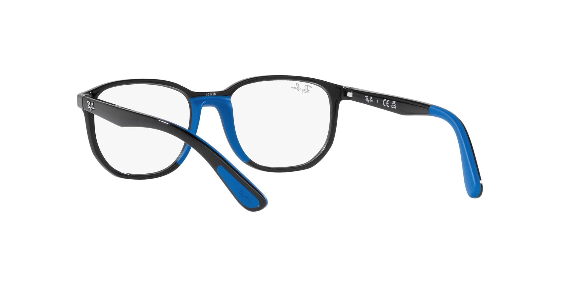 Rayban Junior 0RY1619 Frame Black Unisex Full Shell Frame — Black frame — view 2