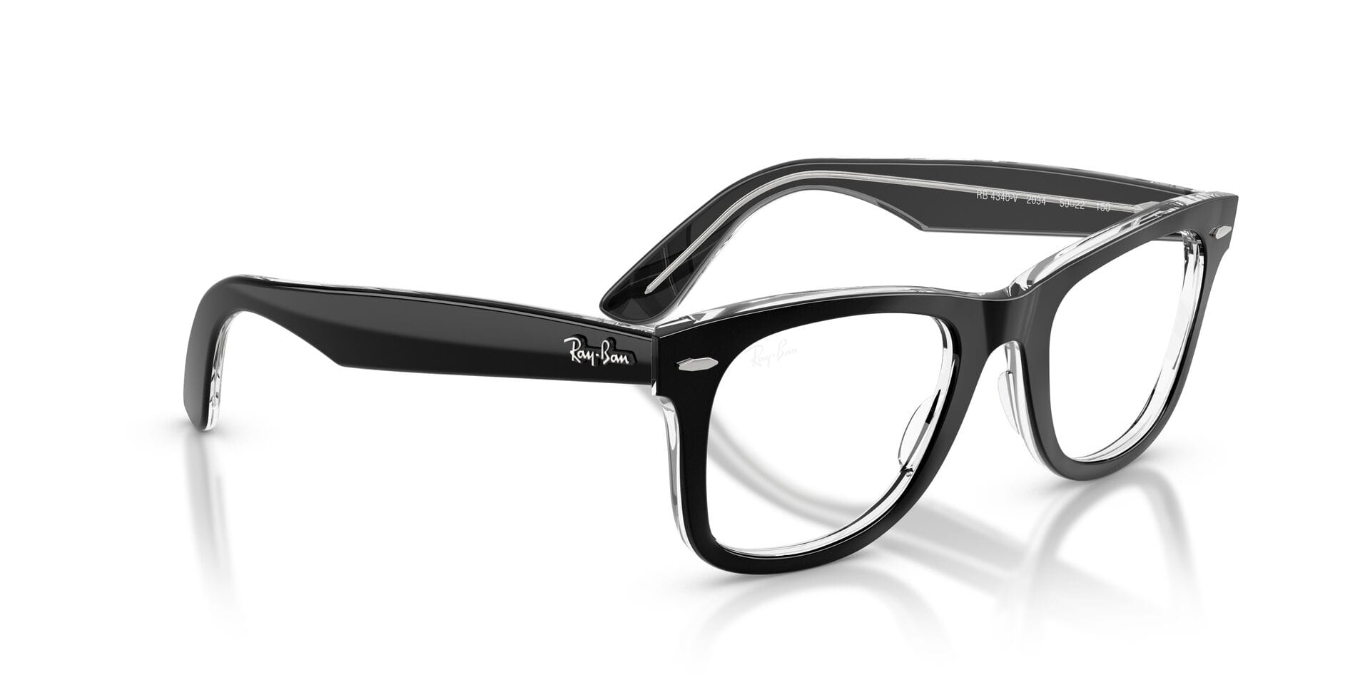Rayban 0RX4340V Frame Black Unisex Full - Frame — Black frame — view 8