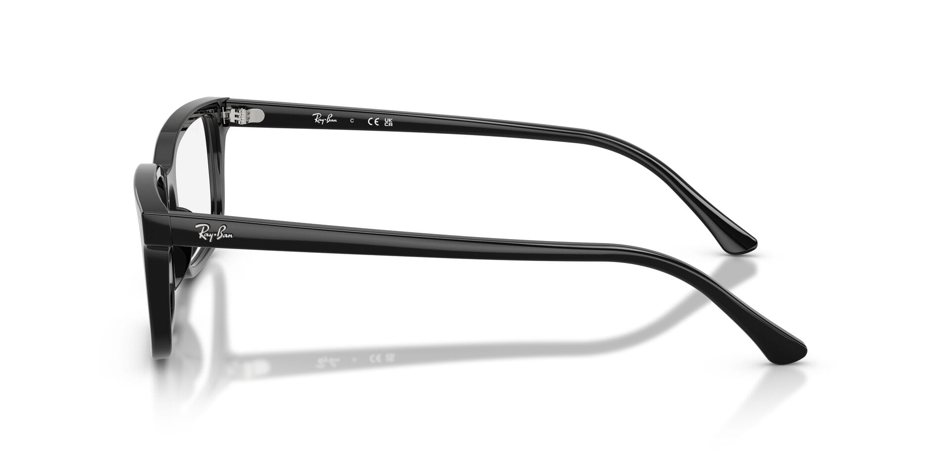 Rayban 0RX5445 Frame Black Unisex Full - Frame — Black frame — view 5