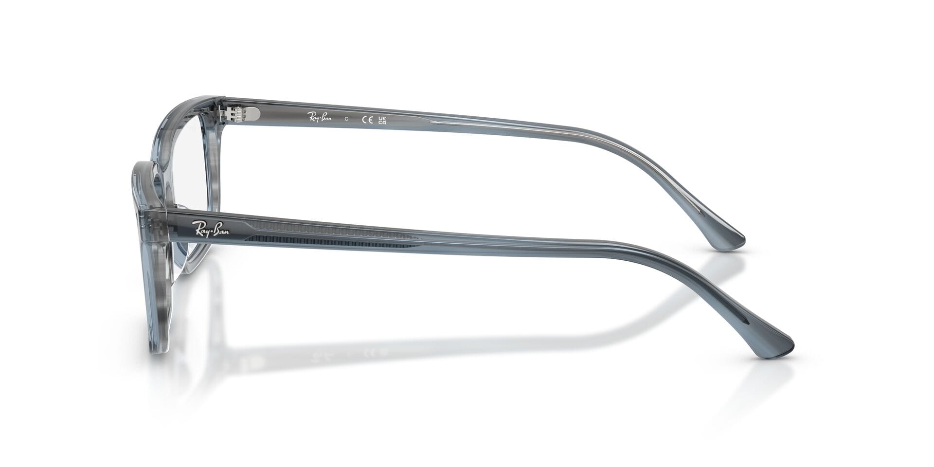 Rayban 0RX5445 Frame Blue Unisex Full - Frame — Blue frame — view 5
