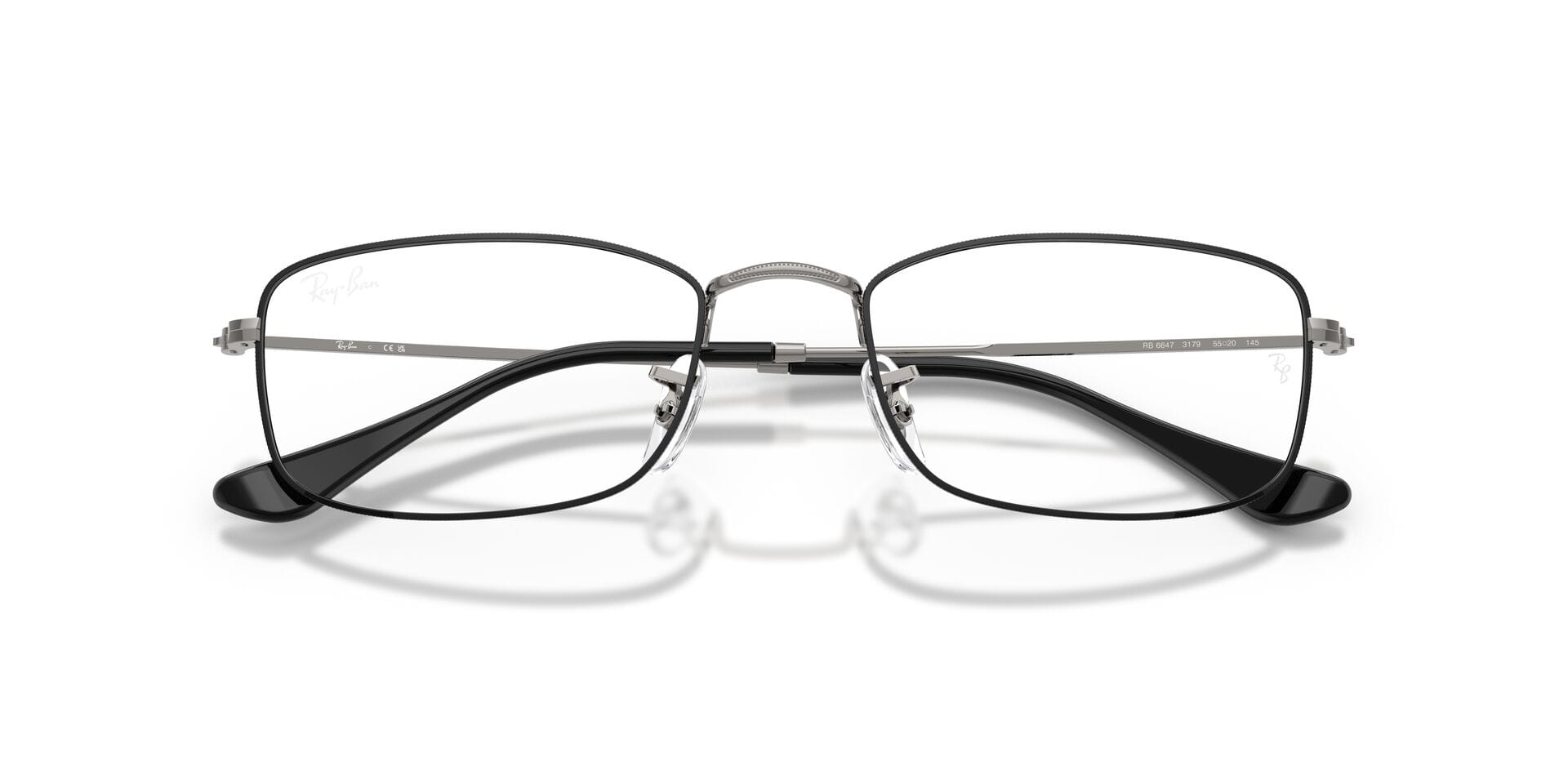 Rayban 0RX6647 Frame Black Unisex Full - Frame — Black frame — view 7