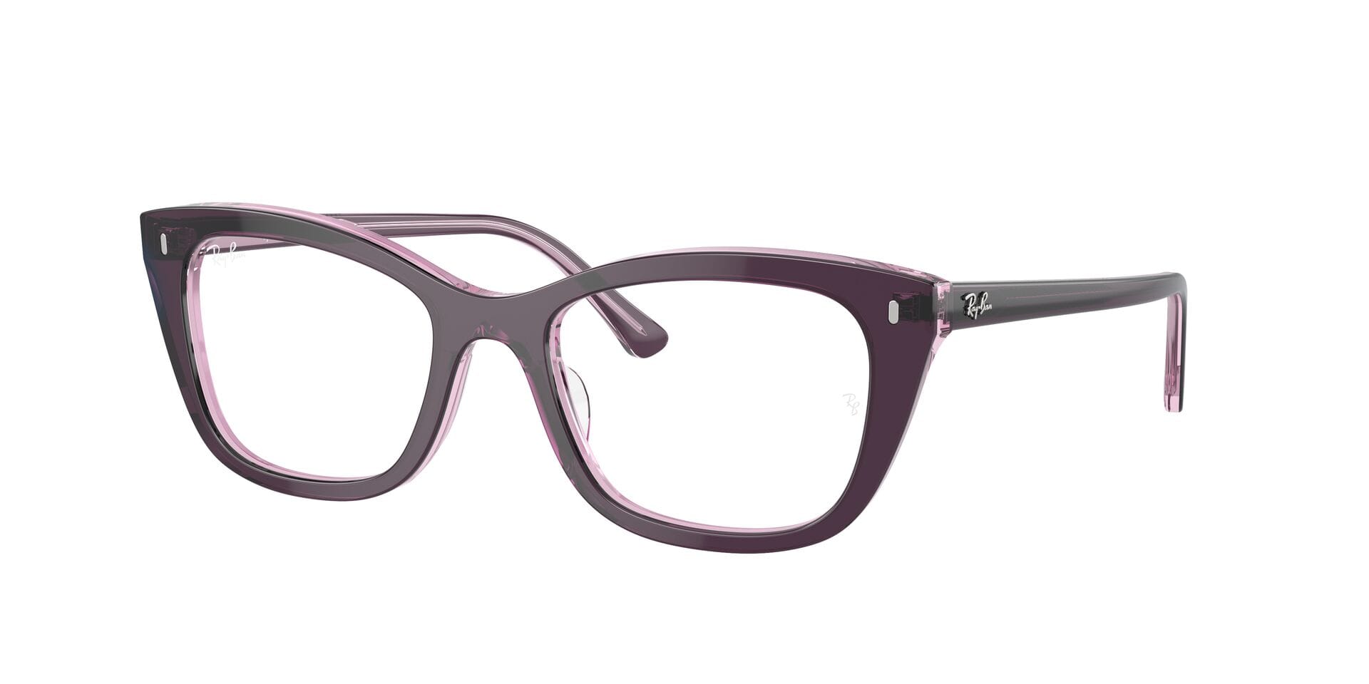 Rayban 0RB5433 Frame Violet Unisex Full Shell Frame — Violet frame — view 1