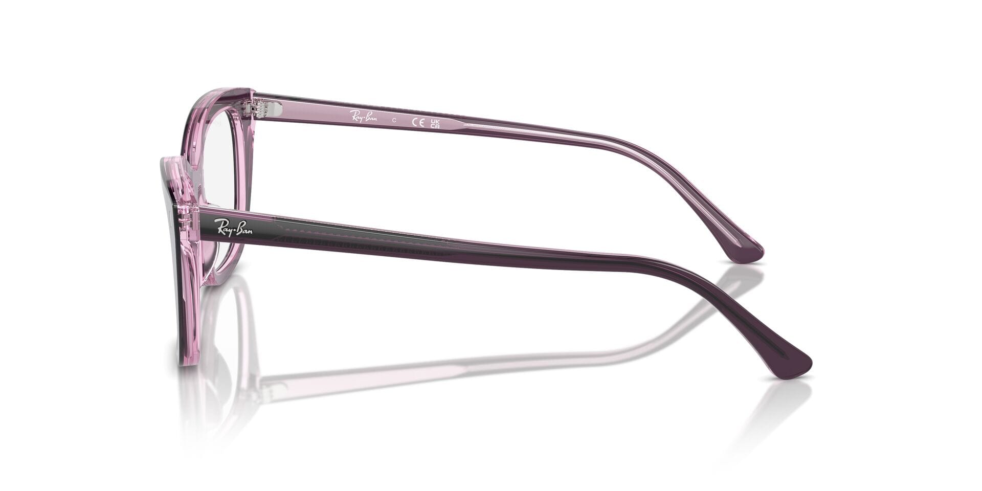 Rayban 0RB5433 Frame Violet Unisex Full Shell Frame — Violet frame — view 8
