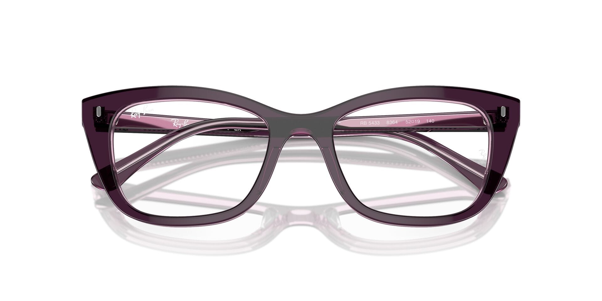 Rayban 0RB5433 Frame Violet Unisex Full Shell Frame — Violet frame — view 10
