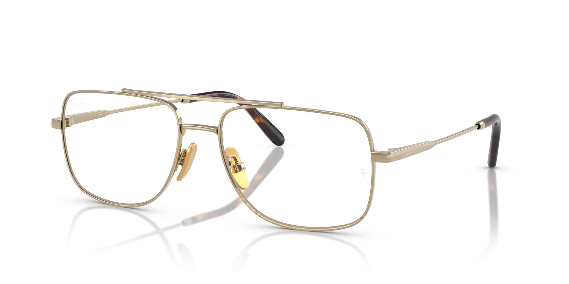 Rayban 0RX8797 Frame Gold Male Full Titanium