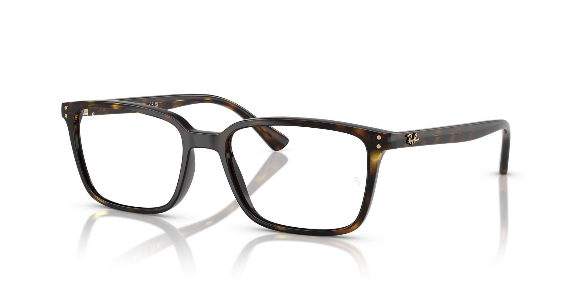 Rayban 0RX7249I Frame Havana Male Full Shell — Black frame
