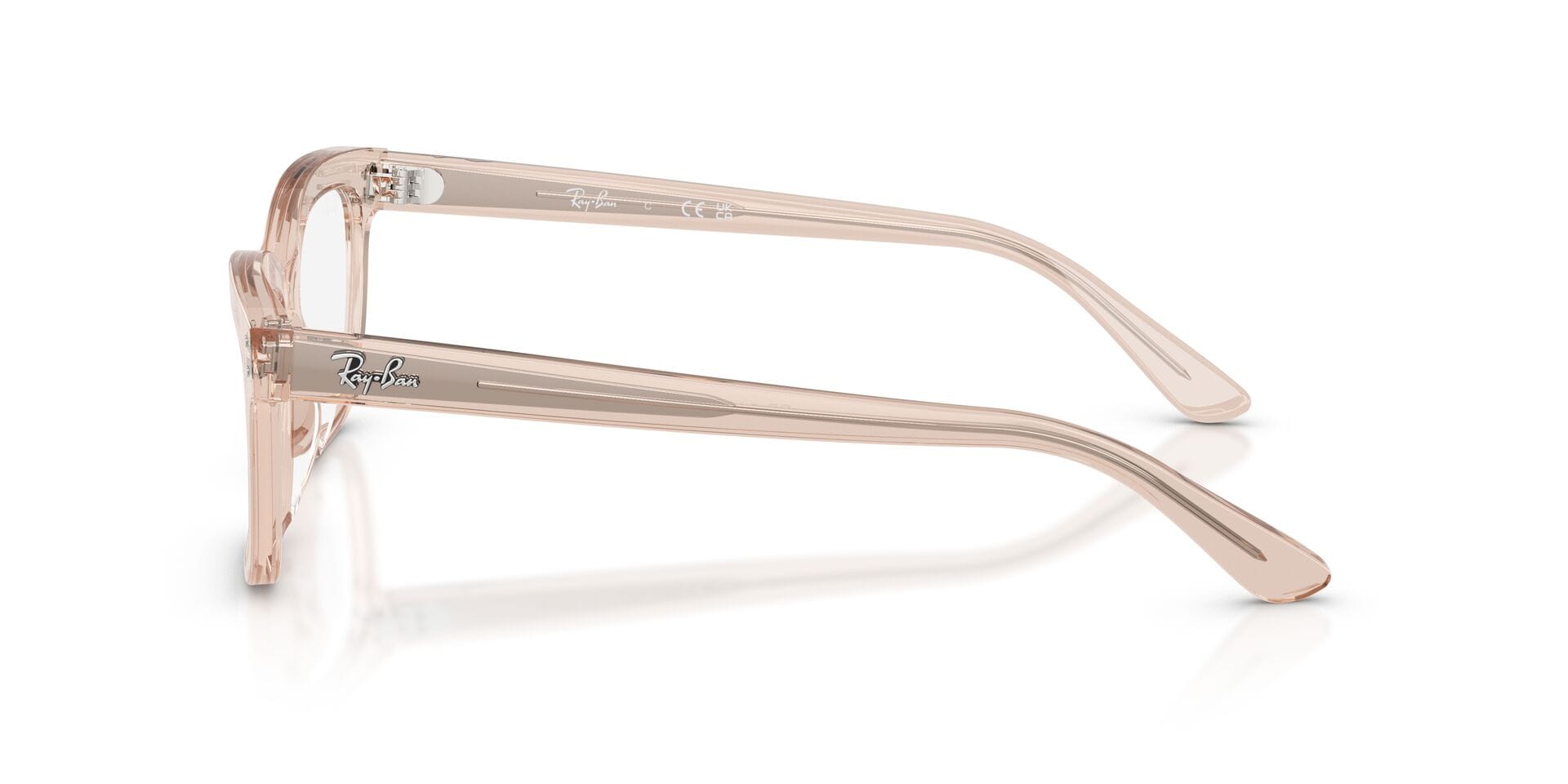 Rayban 0RX5444I Frame Beige Unisex Full - Frame — Beige frame — view 5