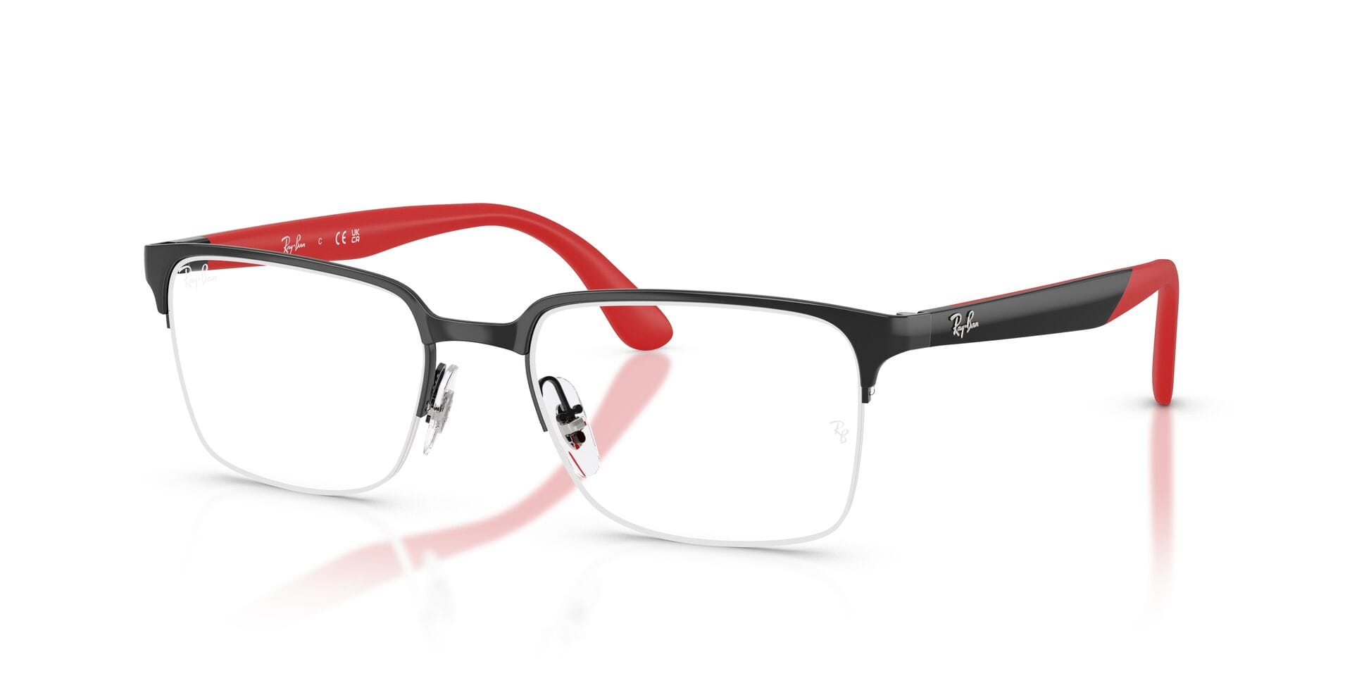 Rayban 0RX6540I Frame Black Unisex Supra Metal Frame — Black frame — view 1
