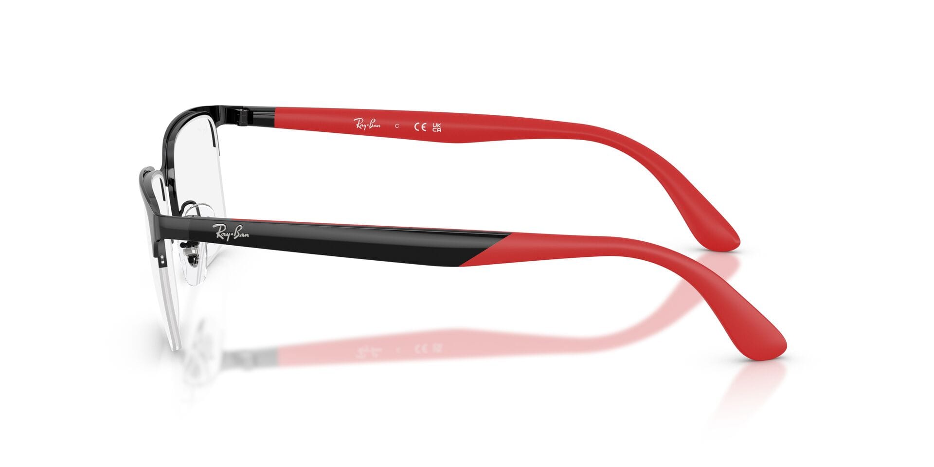 Rayban 0RX6540I Frame Black Unisex Supra Metal Frame — Black frame — view 5