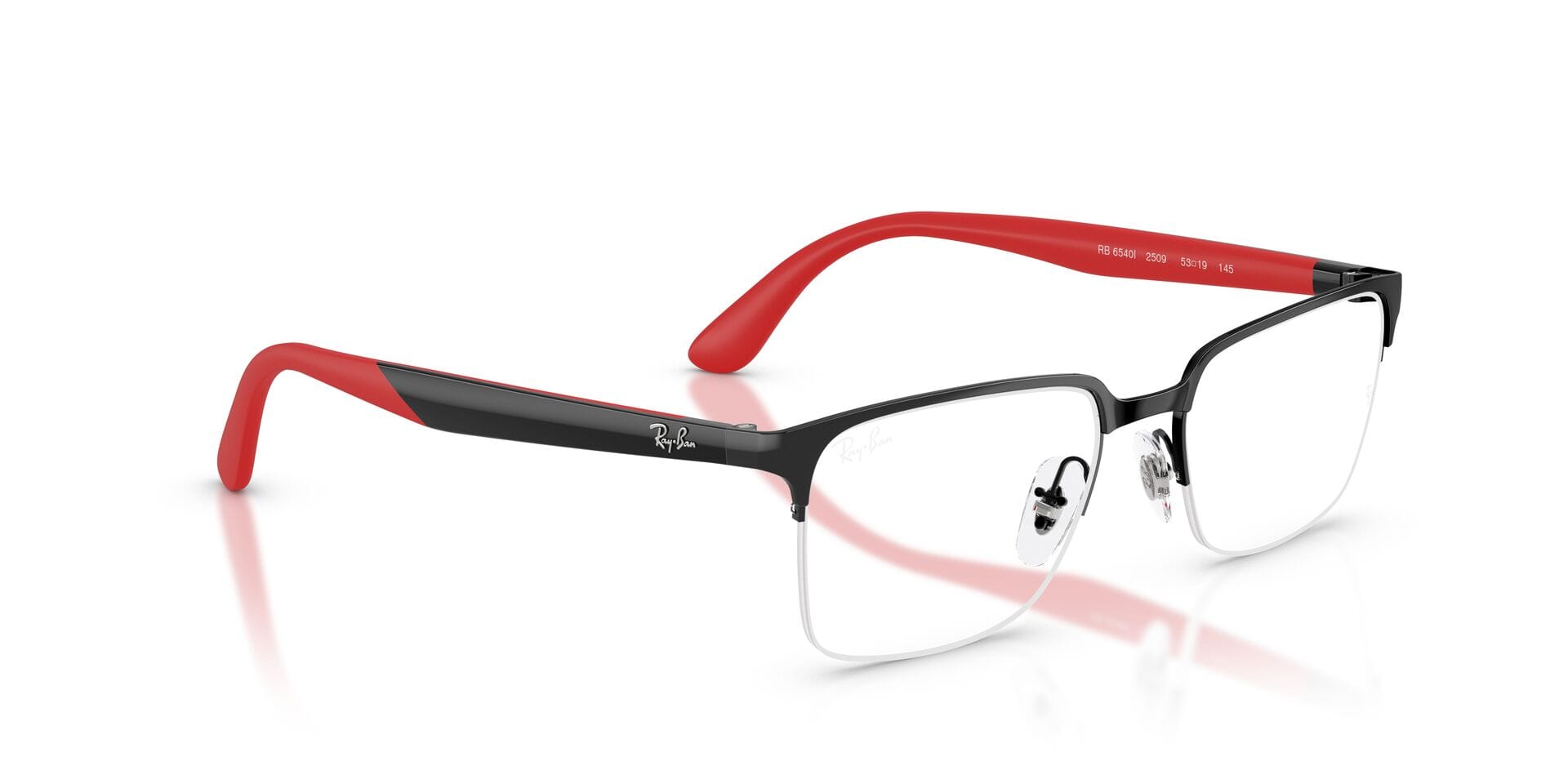 Rayban 0RX6540I Frame Black Unisex Supra Metal Frame — Black frame — view 8