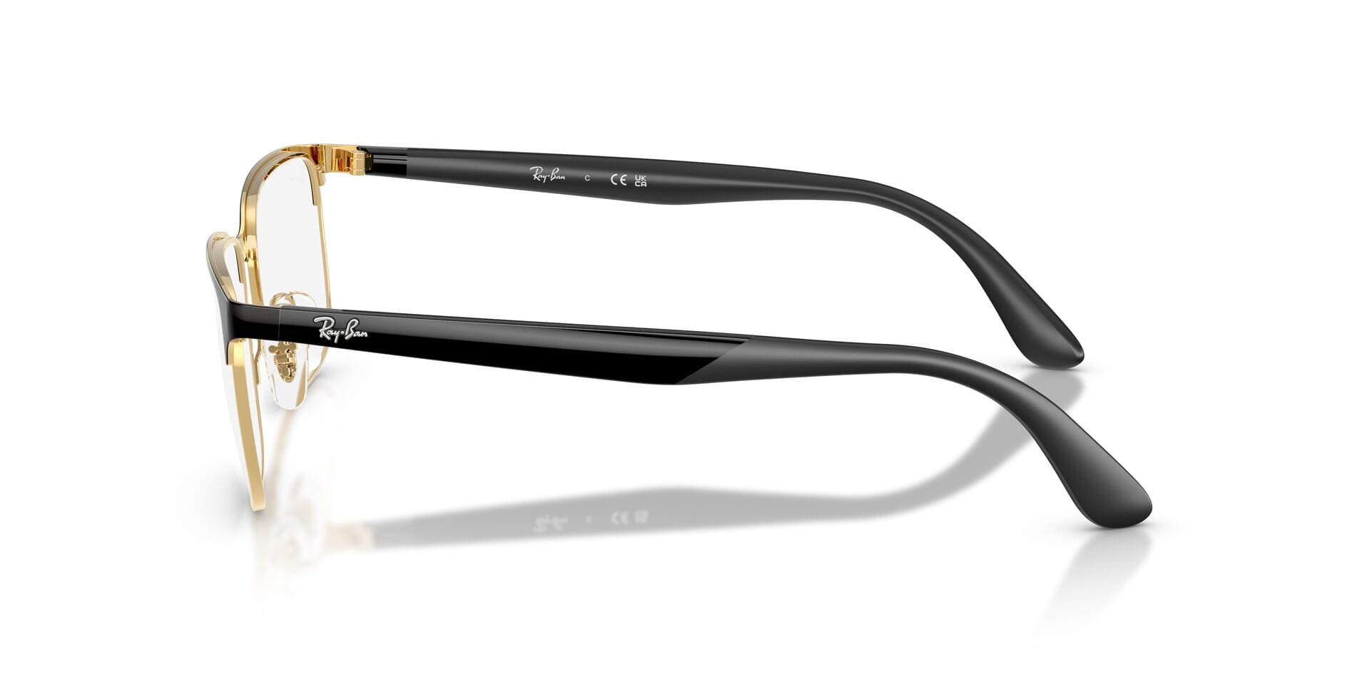 Rayban 0RX6542I Frame Black Unisex Full Metal Frame — Black frame — view 5