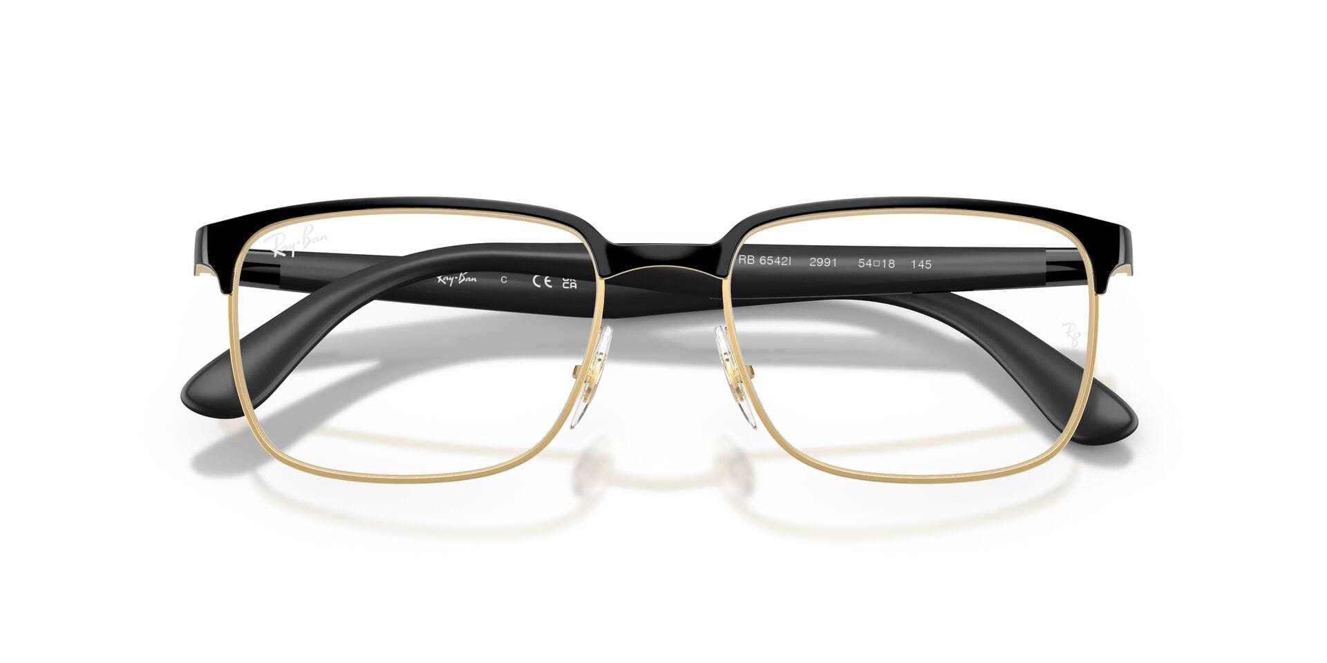 Rayban 0RX6542I Frame Black Unisex Full Metal Frame — Black frame — view 7