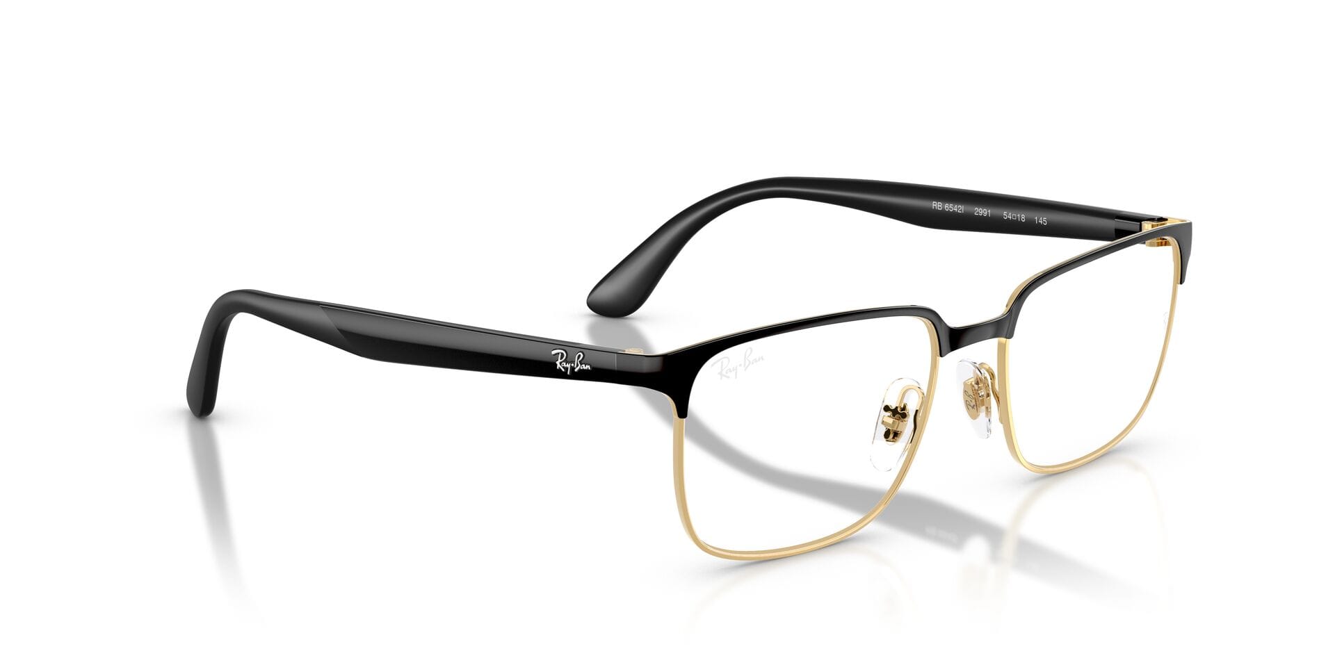 Rayban 0RX6542I Frame Black Unisex Full Metal Frame — Black frame — view 8
