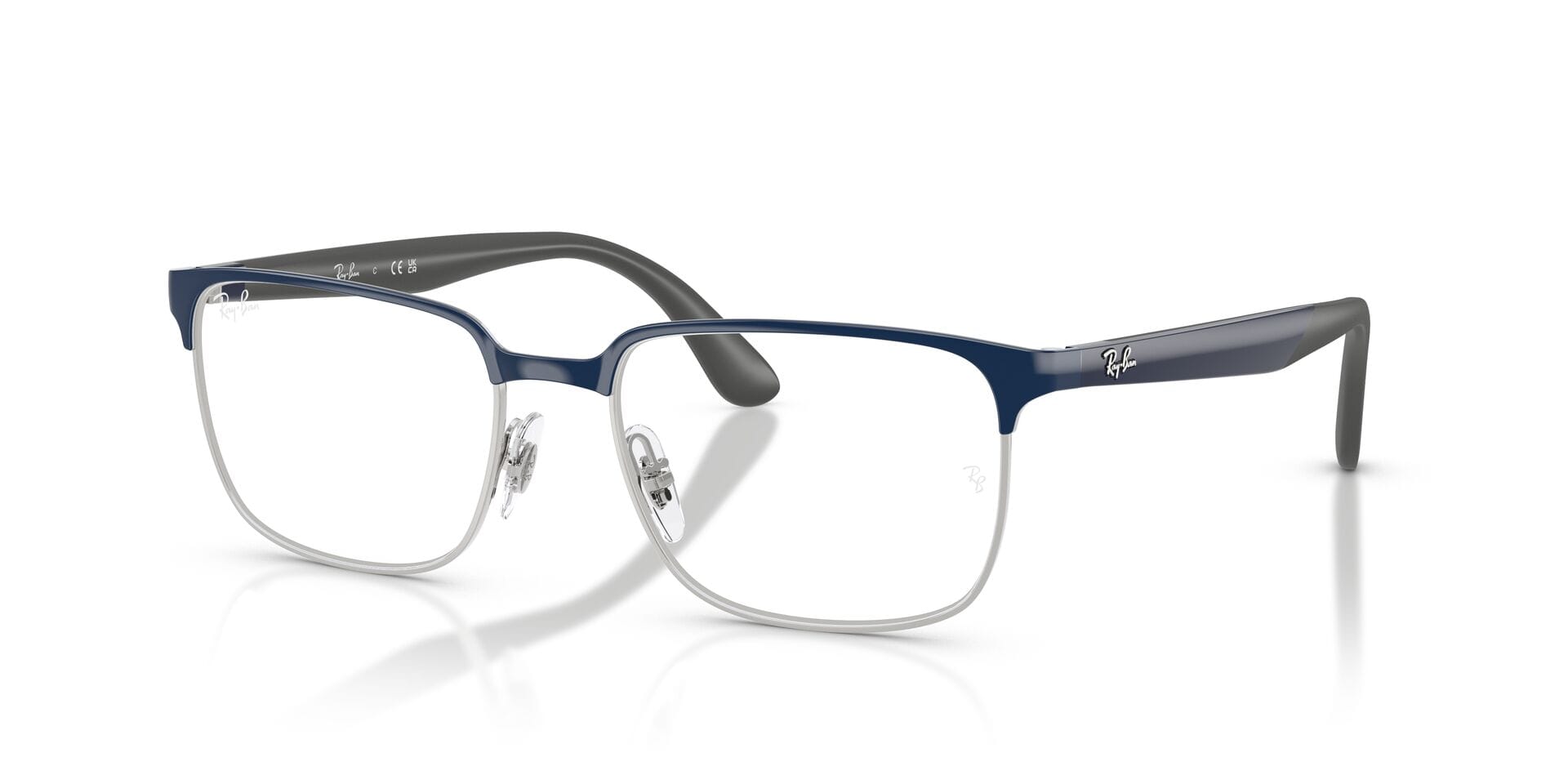 Rayban 0RX6542I Frame Blue Unisex Full Metal Frame — Blue frame — view 1