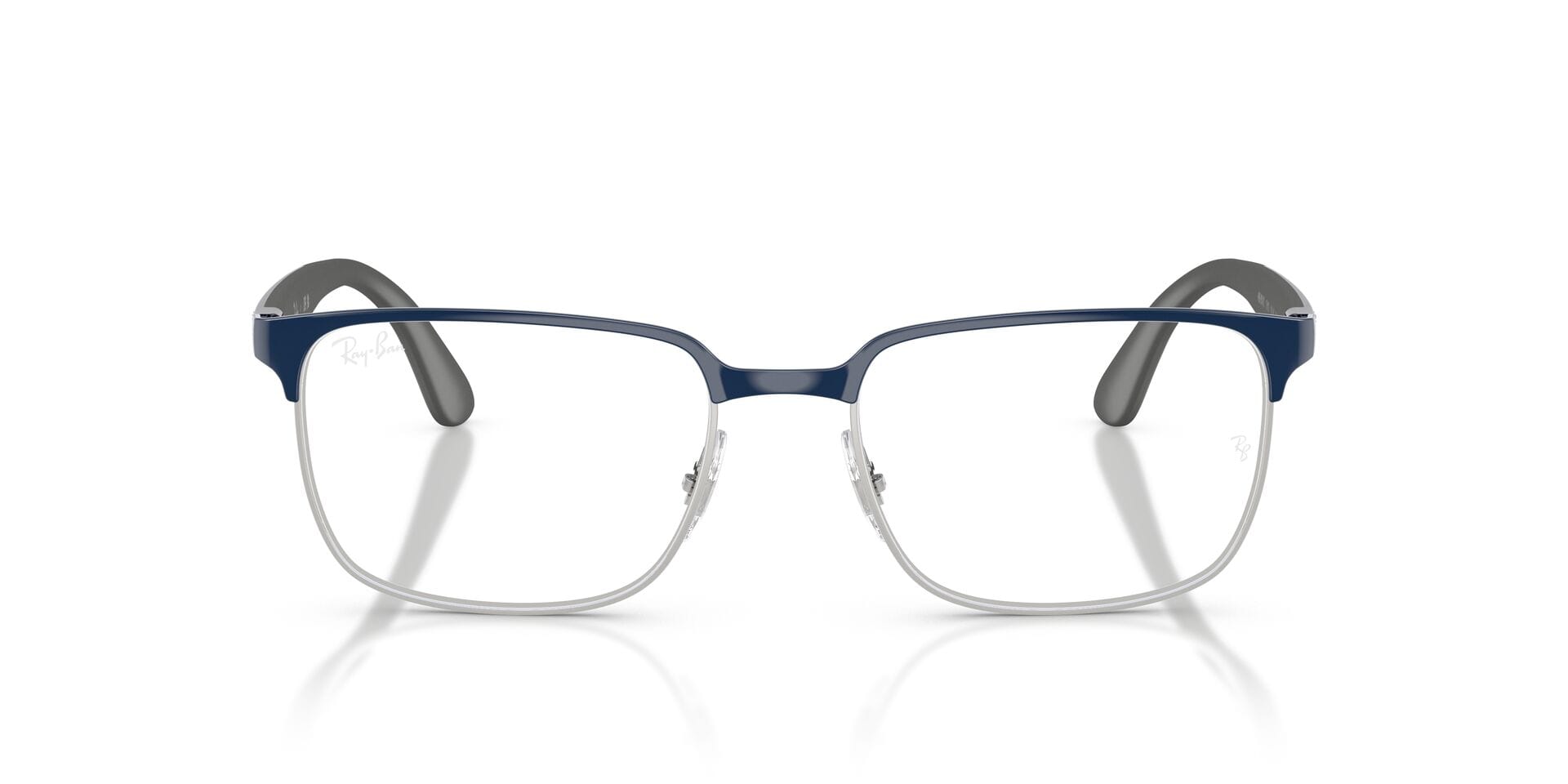 Rayban 0RX6542I Frame Blue Unisex Full Metal Frame — Blue frame — view 4