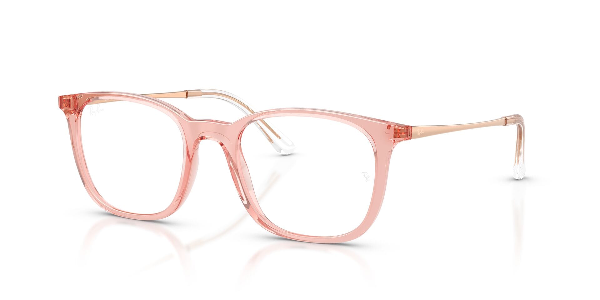 Rayban 0RX7263I Frame Light Brown Unisex Full Metal Frame — Light Brown frame — view 1