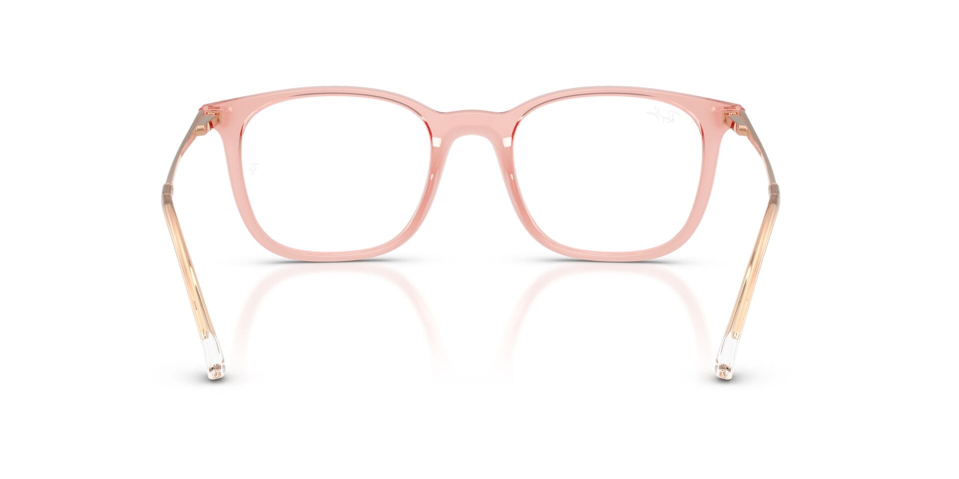 Rayban 0RX7263I Frame Light Brown Unisex Full Metal Frame — Light Brown frame — view 2