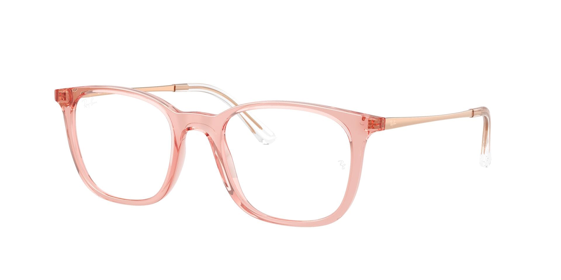 Rayban 0RX7263I Frame Light Brown Unisex Full Metal Frame — Light Brown frame — view 3