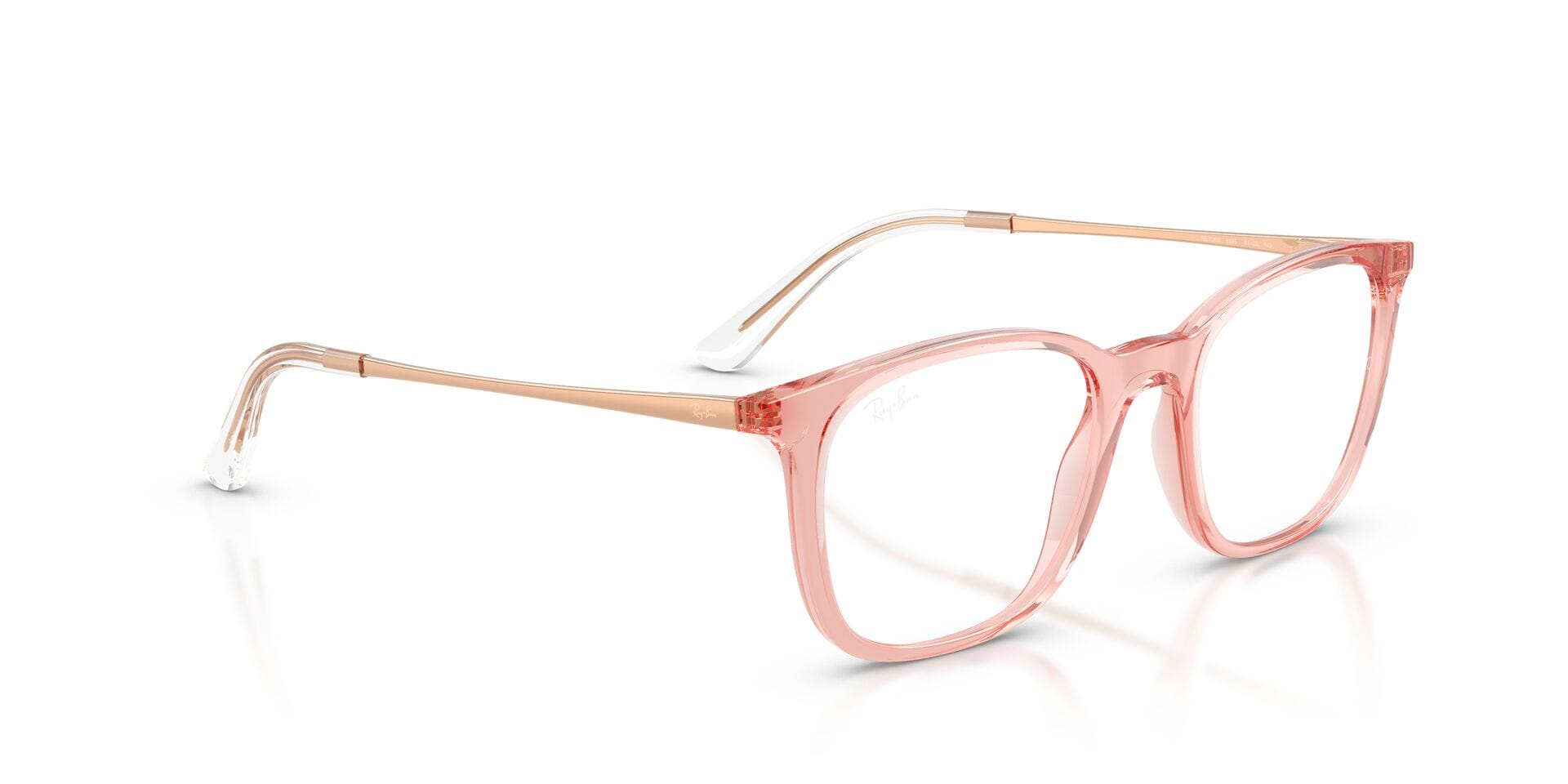 Rayban 0RX7263I Frame Light Brown Unisex Full Metal Frame — Light Brown frame — view 8