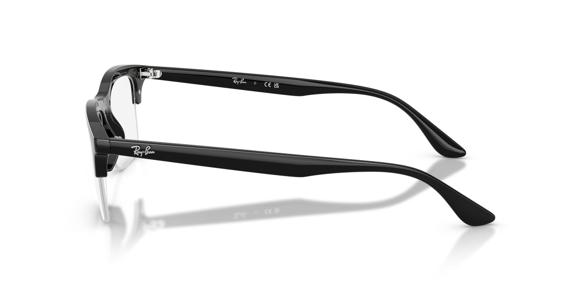 Rayban 0RX7264I Frame Black Unisex Supra Shell Frame — Black frame — view 5
