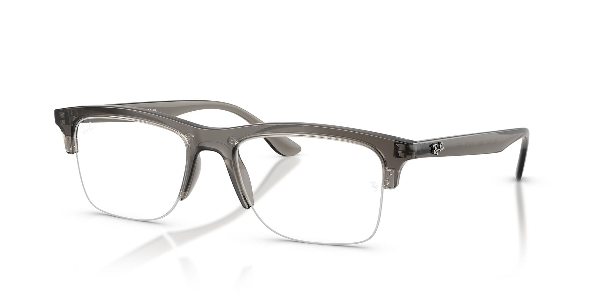 Rayban 0RX7264I Frame Transparent Grey Unisex Supra Shell Frame — Transparent Grey frame — view 1