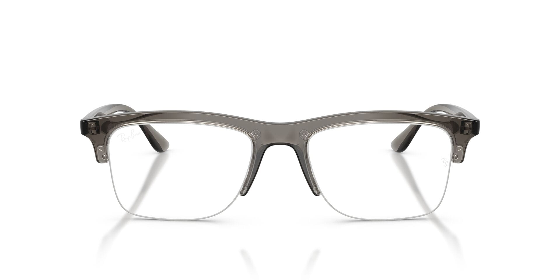 Rayban 0RX7264I Frame Transparent Grey Unisex Supra Shell Frame — Transparent Grey frame — view 4