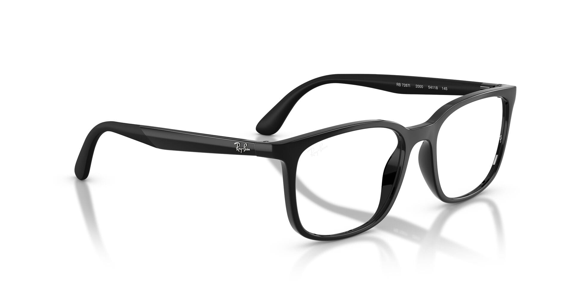 Rayban 0RX7267I Frame Black Unisex Full Shell Frame — Black frame — view 8