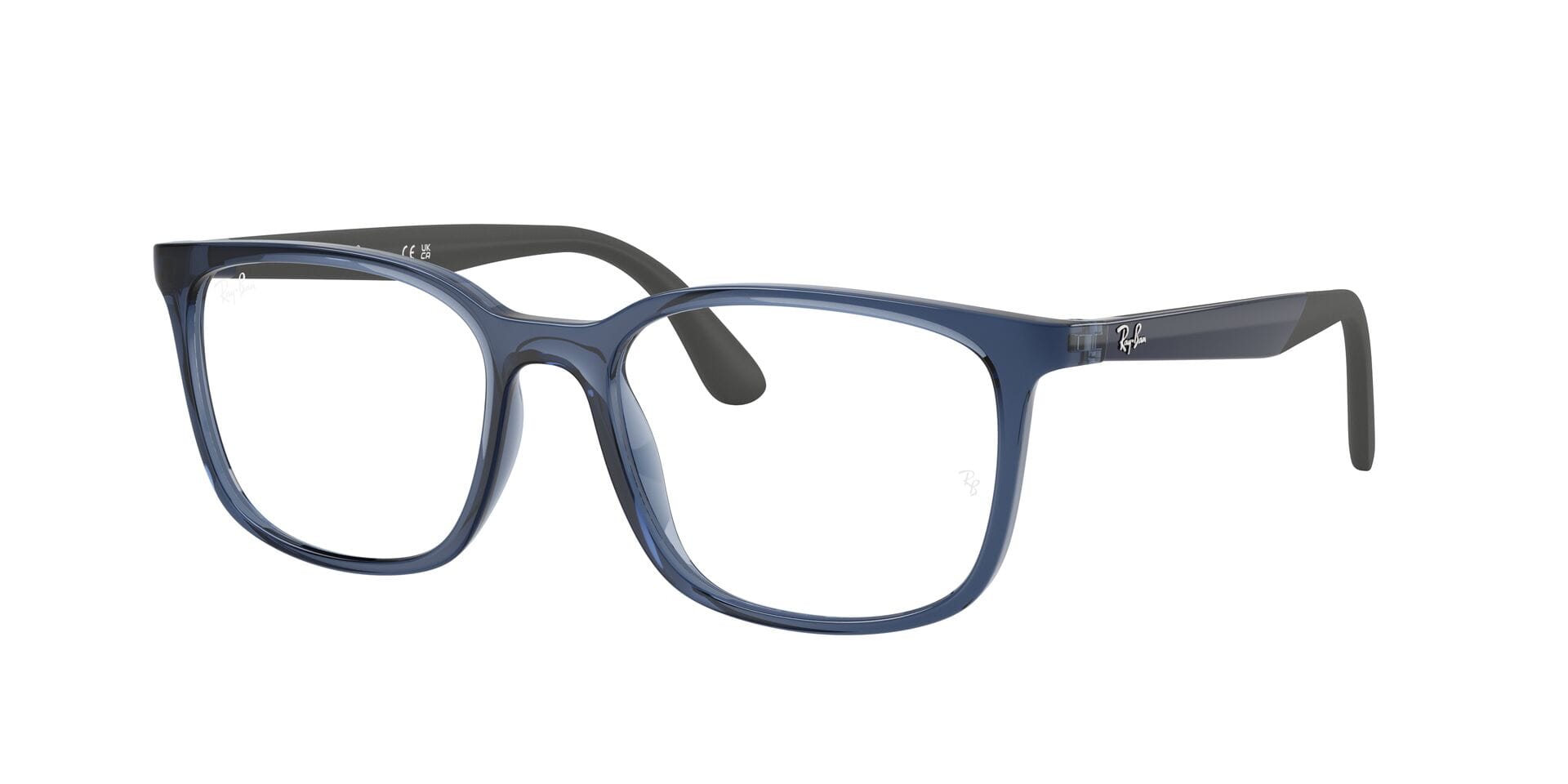 Rayban 0RX7267I Frame Blue Unisex Full Shell Frame — Blue frame — view 3