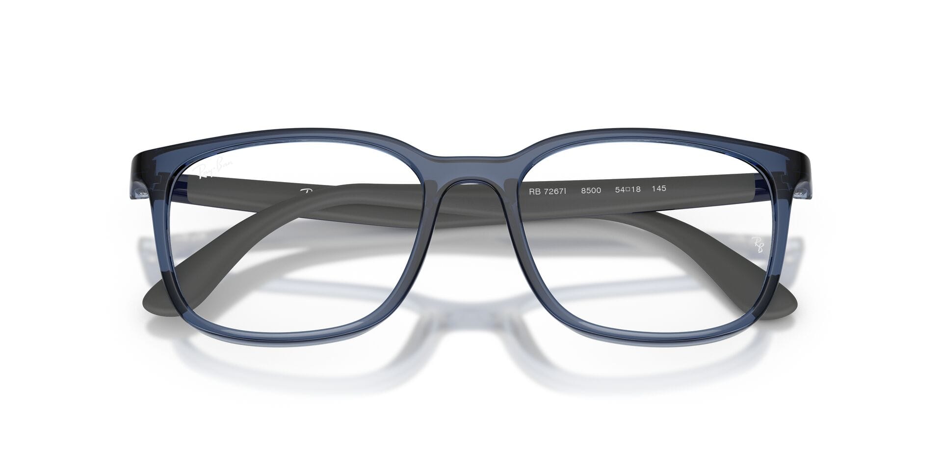 Rayban 0RX7267I Frame Blue Unisex Full Shell Frame — Blue frame — view 7