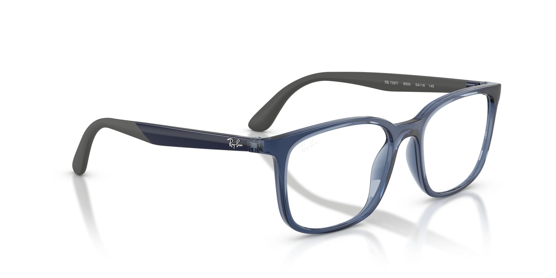 Rayban 0RX7267I Frame Blue Unisex Full Shell Frame — Blue frame — view 8
