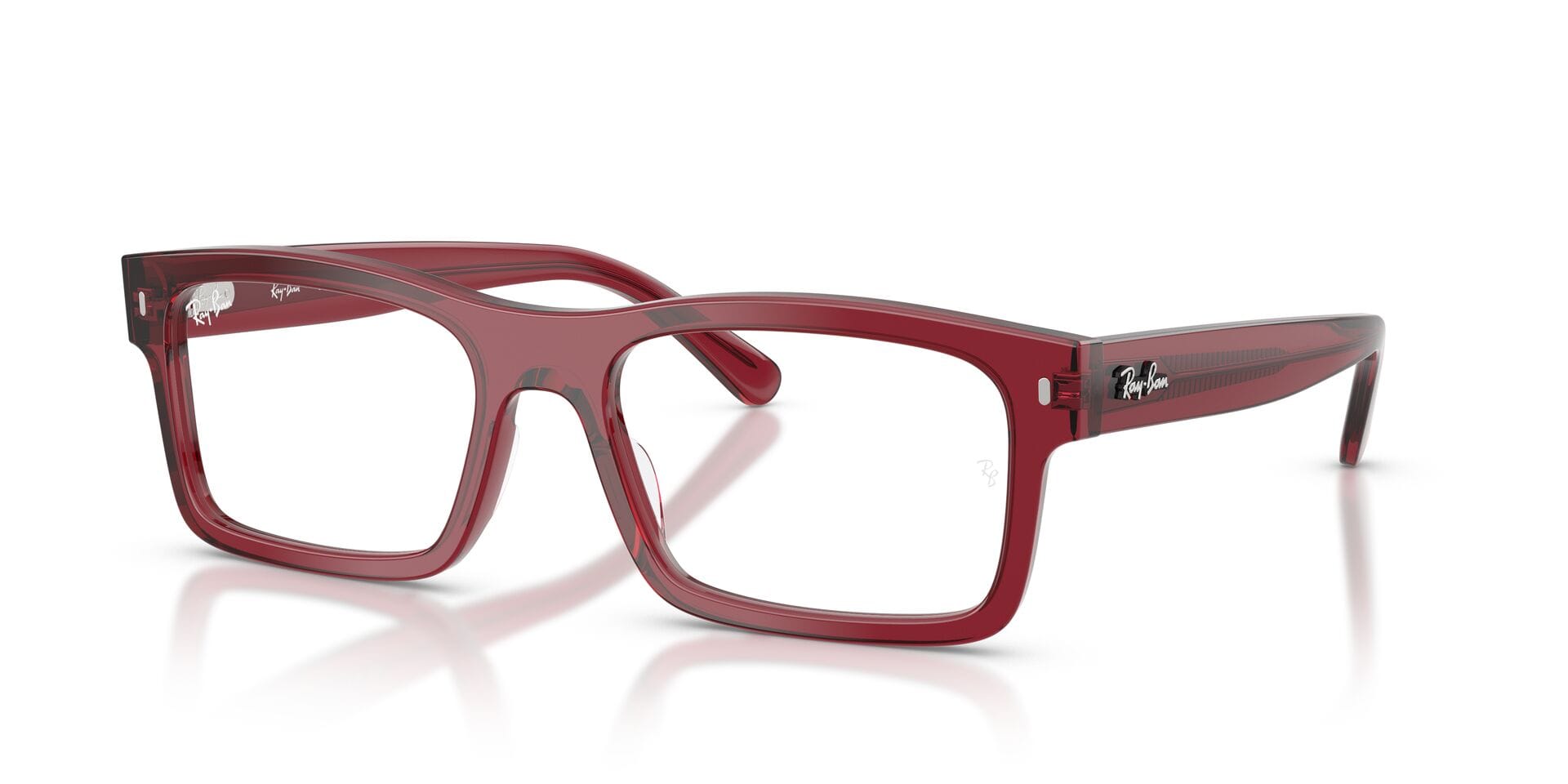 Rayban FR Rayban 0RX5435 Frame Red Unisex Full Shell Frame — Red frame — view 1