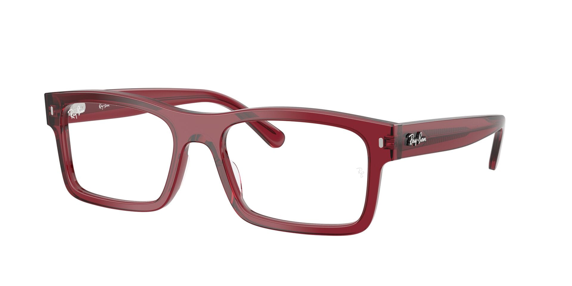 Rayban FR Rayban 0RX5435 Frame Red Unisex Full Shell Frame — Red frame — view 3
