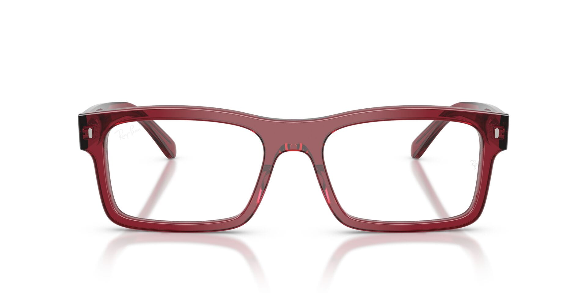 Rayban FR Rayban 0RX5435 Frame Red Unisex Full Shell Frame — Red frame — view 4