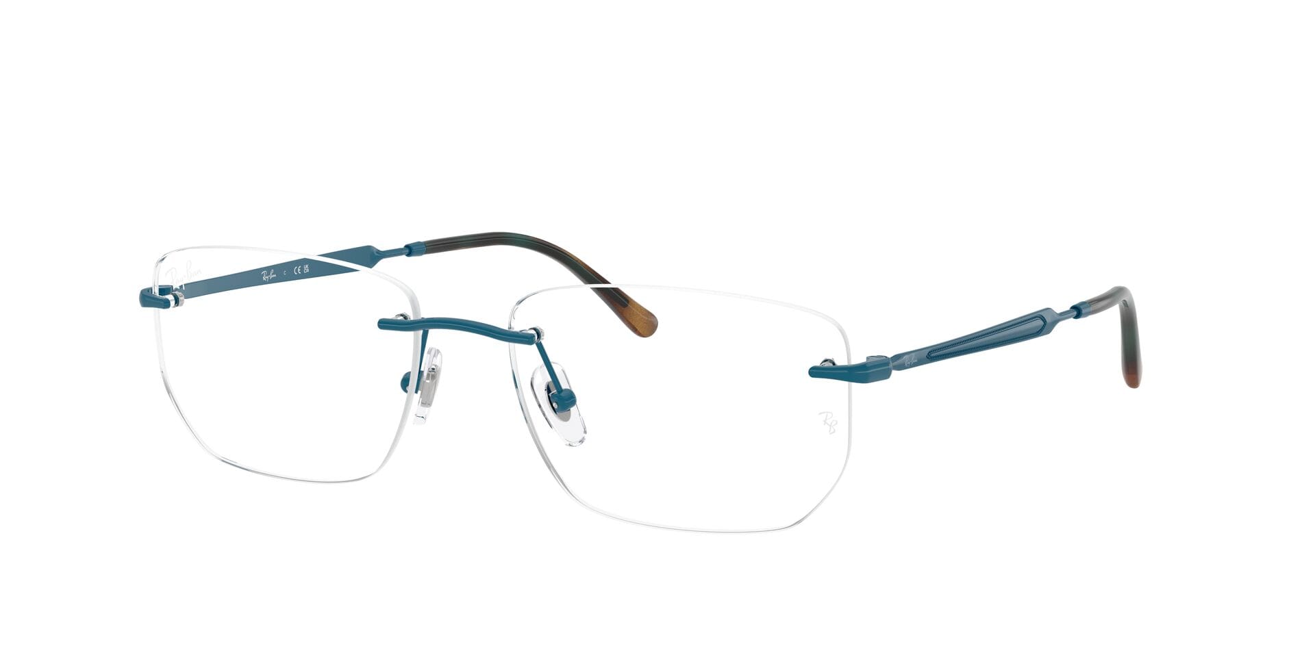 Rayban 0RX3768V Frame Blue Unisex Supra - Frame — Blue frame — view 3