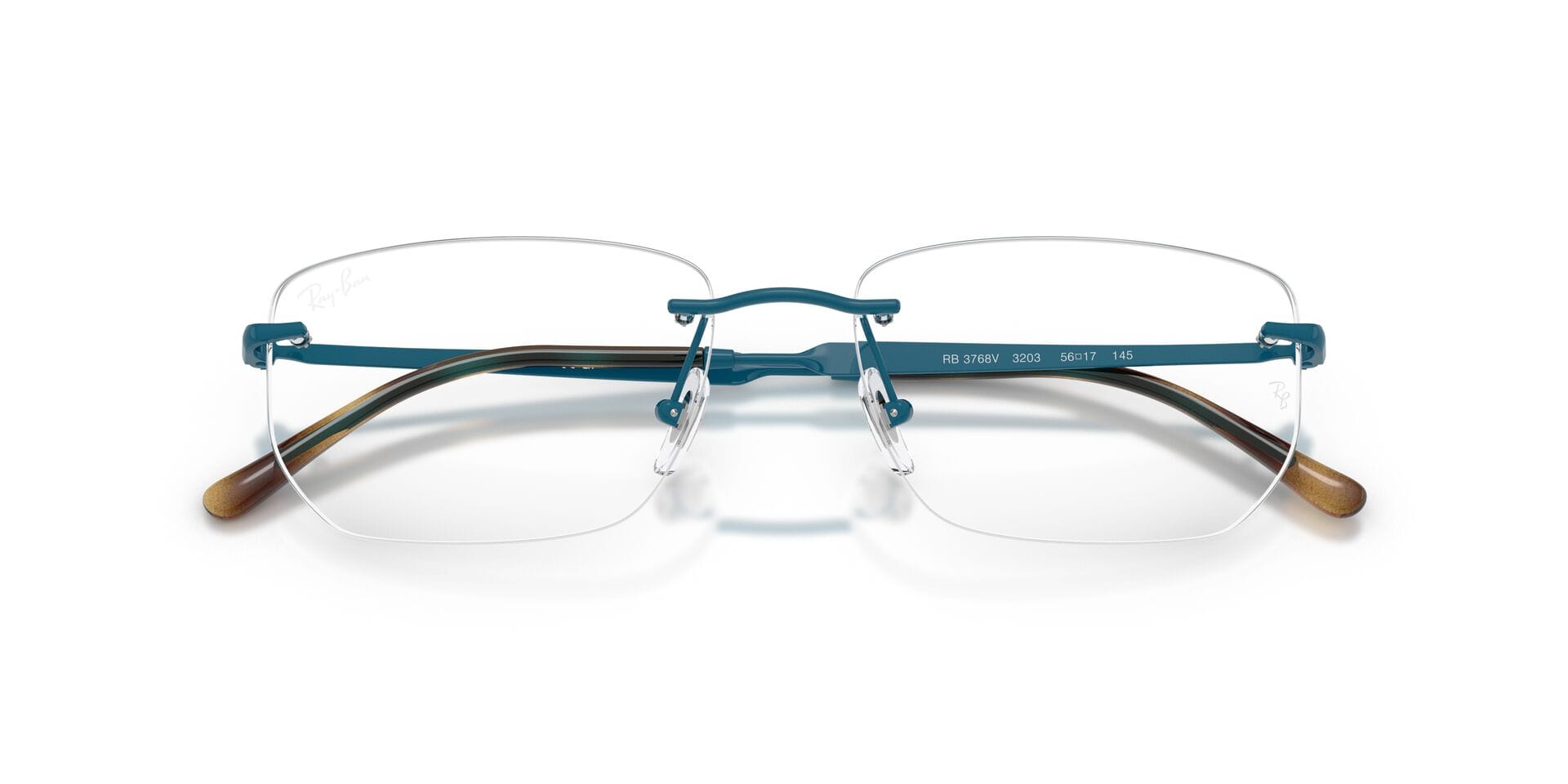 Rayban 0RX3768V Frame Blue Unisex Supra - Frame — Blue frame — view 7