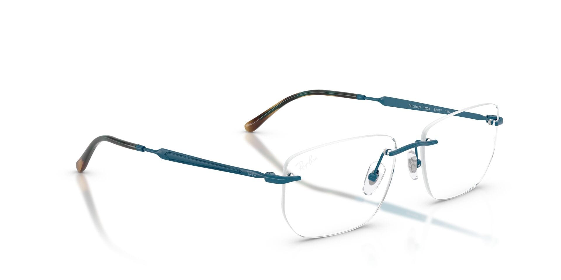 Rayban 0RX3768V Frame Blue Unisex Supra - Frame — Blue frame — view 8