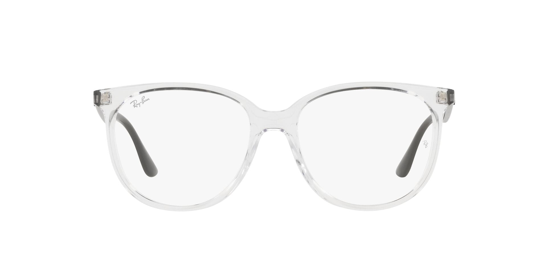 Rayban 0RX4378V Frame Transparent Male Full Shell Frame — Transparent frame — view 2
